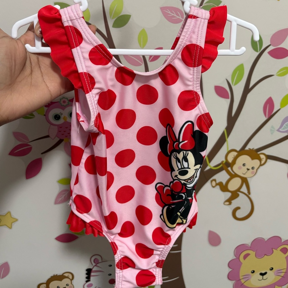 Disney Baby Girl Minnie Mouse Swimsuit